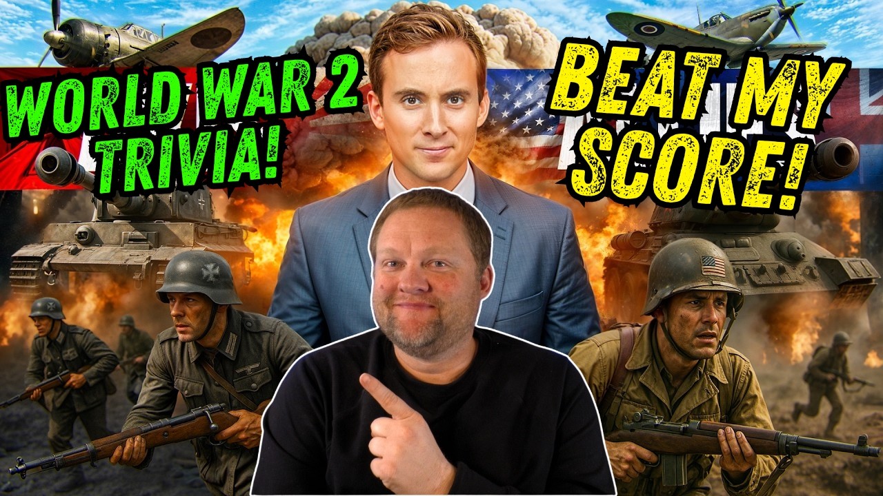Let's do some World War 2 Trivia! Can YOU beat my score?!