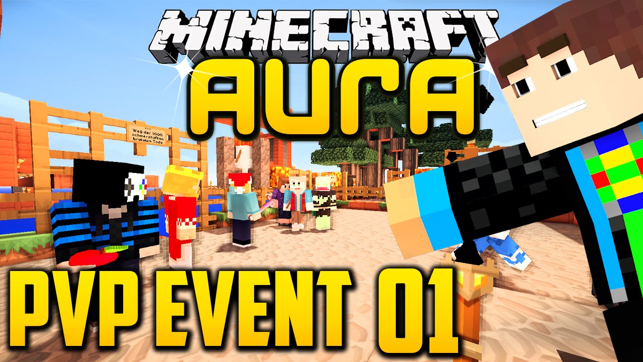 Minecraft AURA: PvP Event #1 - So viel ACTION OMG! :D l GommeHD Aura PvP Event #1