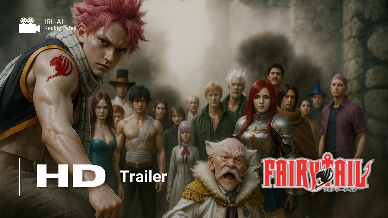 Fairy Tail HD Trailer - IRL AI: Reality Bytes | Epic Fantasy Unleashed!