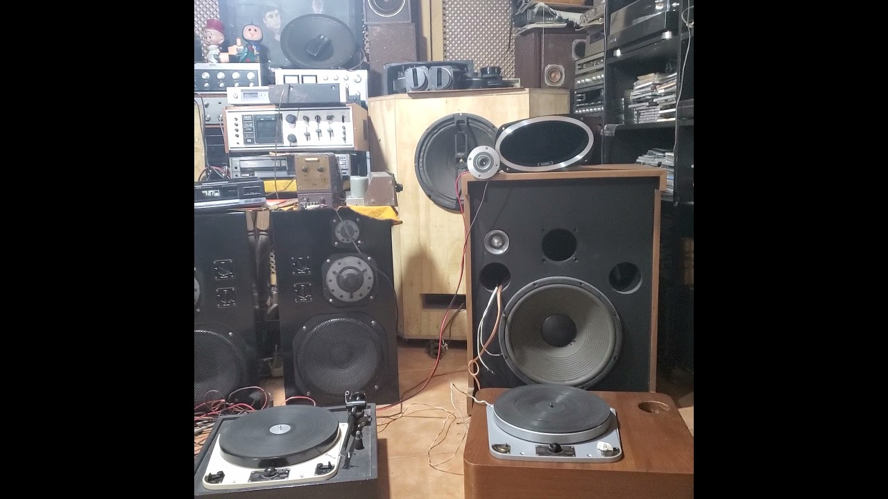 CROWN PS 200 AUDIOPHILE POWER U.S.A & JBL 4320 S8 & FOSTEX SUPER TWEETER 