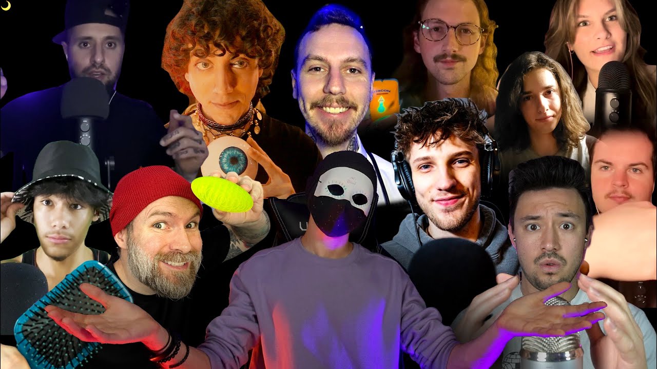 ASMR WITH ASMRTIST FRIENDS | 100K ASMR SPECIAL