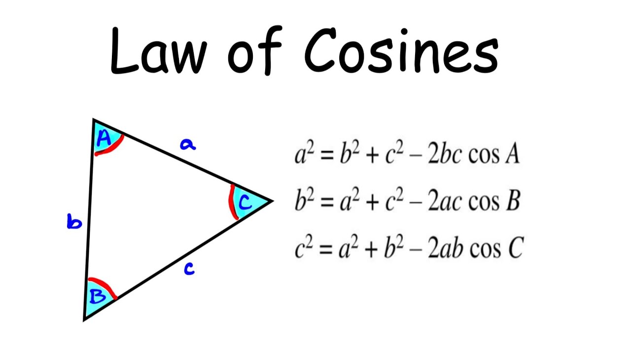 Solving Triangles Using Law of Cosines (SAS & SSS)