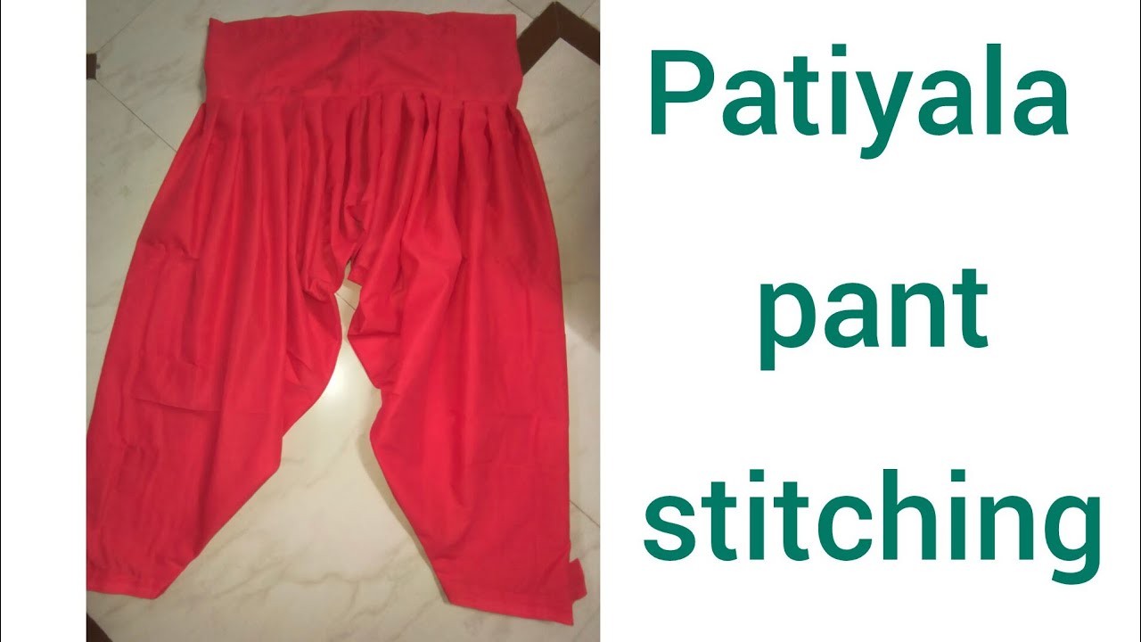 Panjabi salwar stitching l semi patiyala pant stitching l 