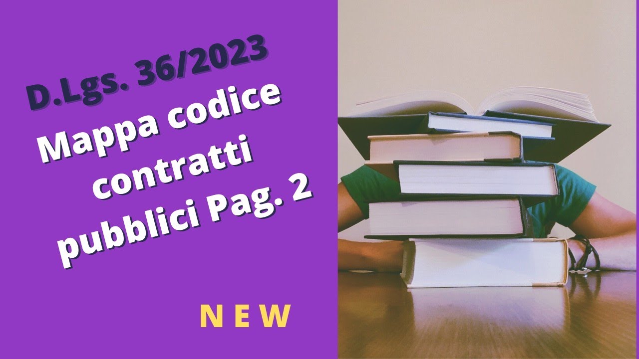 Mappe concettuali nuovo codice contratti pubblici D.Lgs 36/2023 P.2