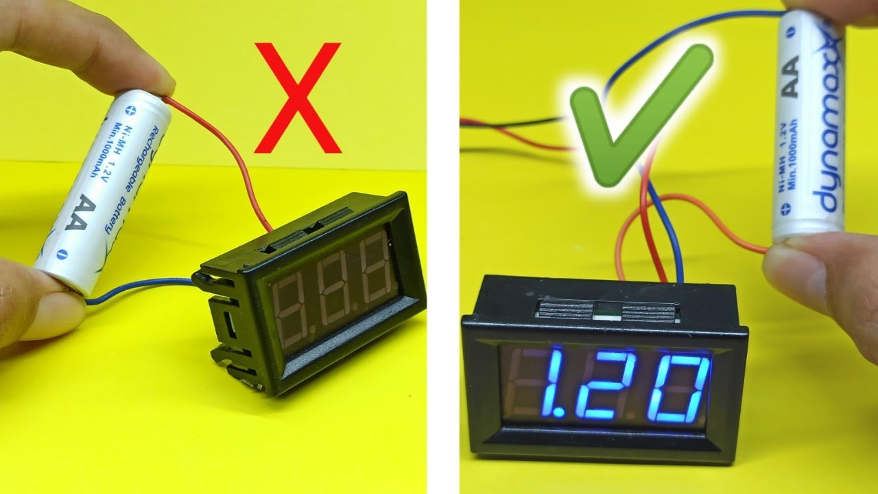 MASALAH PADA VOLTMETER 2 KABEL DAN CARA MENGATASINYA