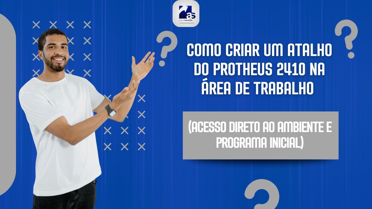 Como Criar Atalho do Protheus 2410 Área de Trabalho (Acesso Direto ao Ambiente e Programa Inicial)