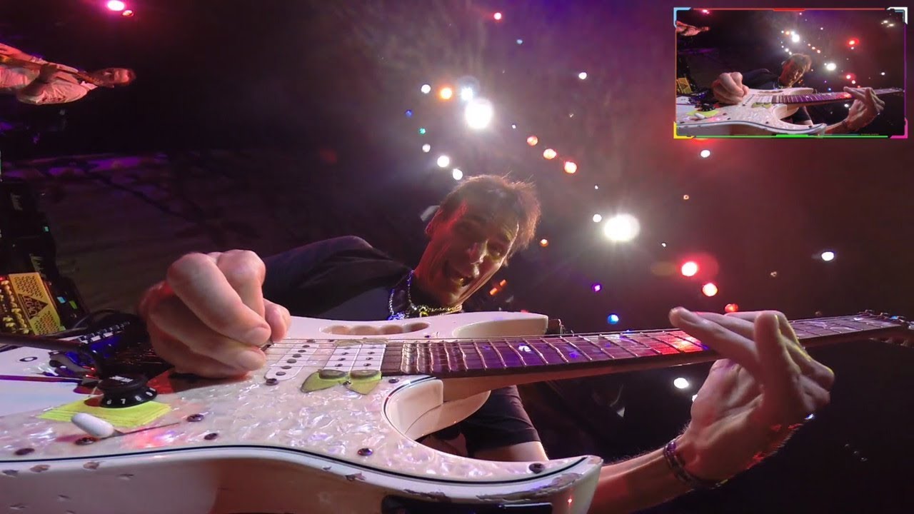 Steve Vai exclusive GoPro Guitar Cam view live from 2014 in Tokyo
