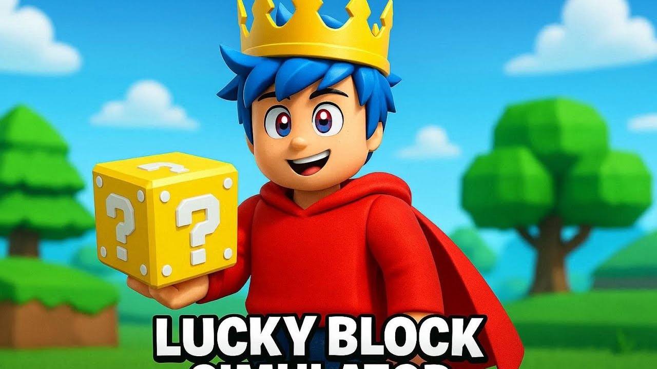 Provo lucky block simulator sul roblox (gameplay ita)