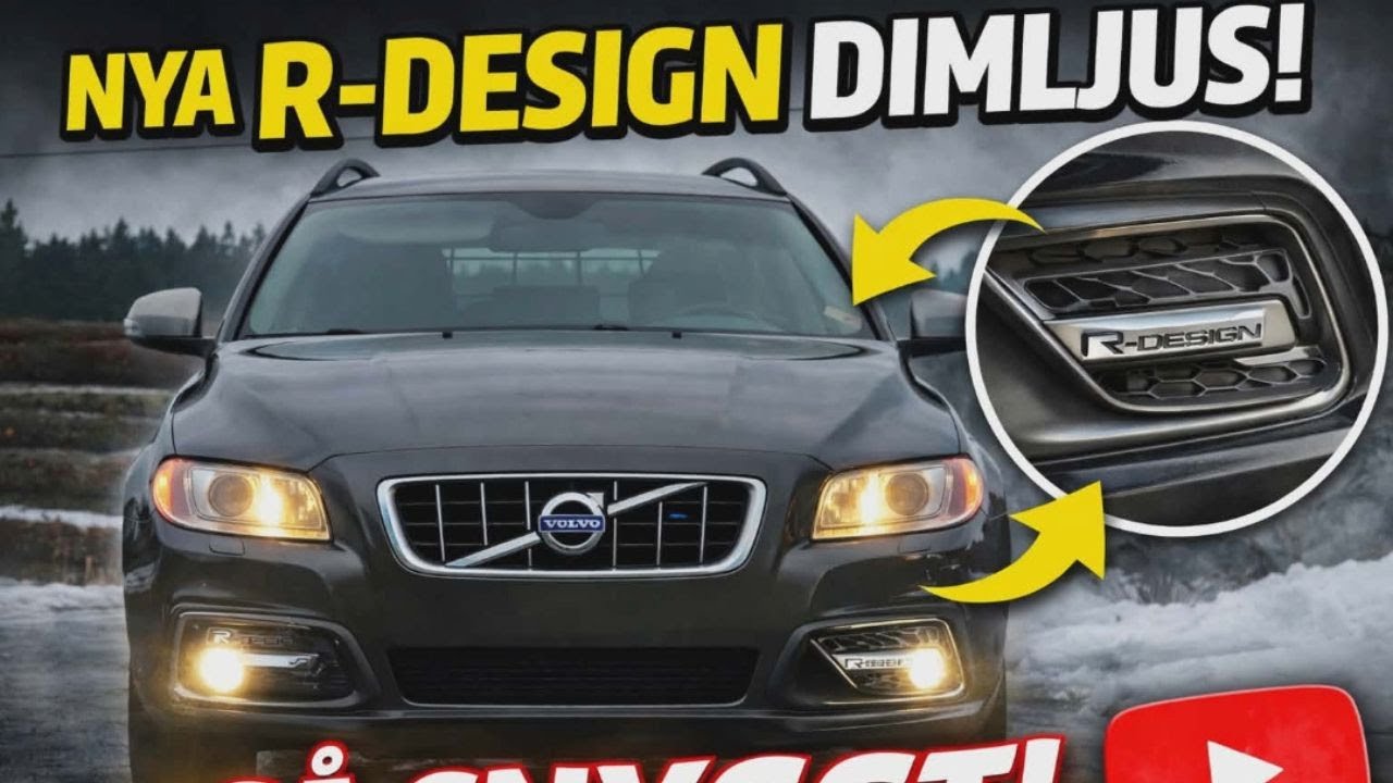 Den här uppgraderingen förändrar hela fronten Volvo V70 - SÅ stor skillnad!