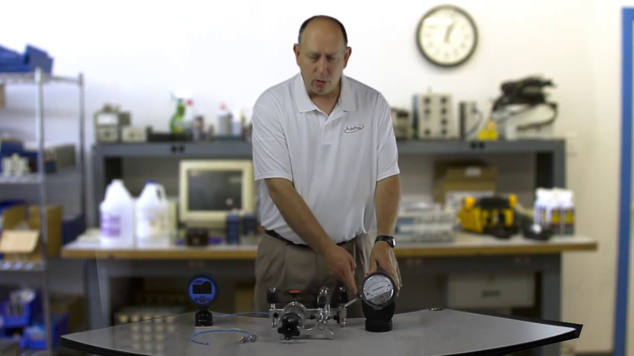 Additel ADT912 - Calibración de un sensor Magnehelic