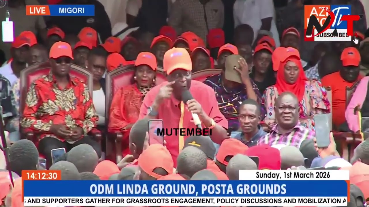 SIFUNA ATAONA MOTO! ODM Party Leader Oburu Oginga’s Full Speech in Migori!