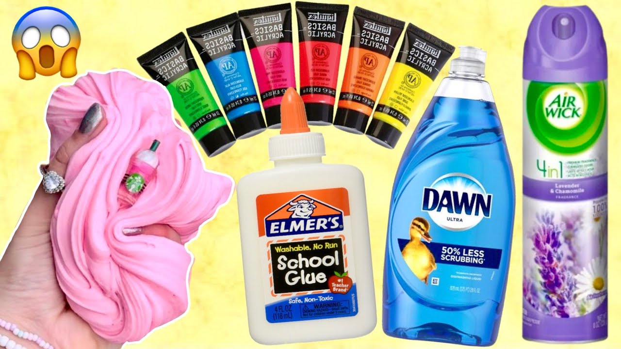 Делаем слайм только из домашних ингредиентов! 😱🧴🧼 *Как сделать слайм дома*