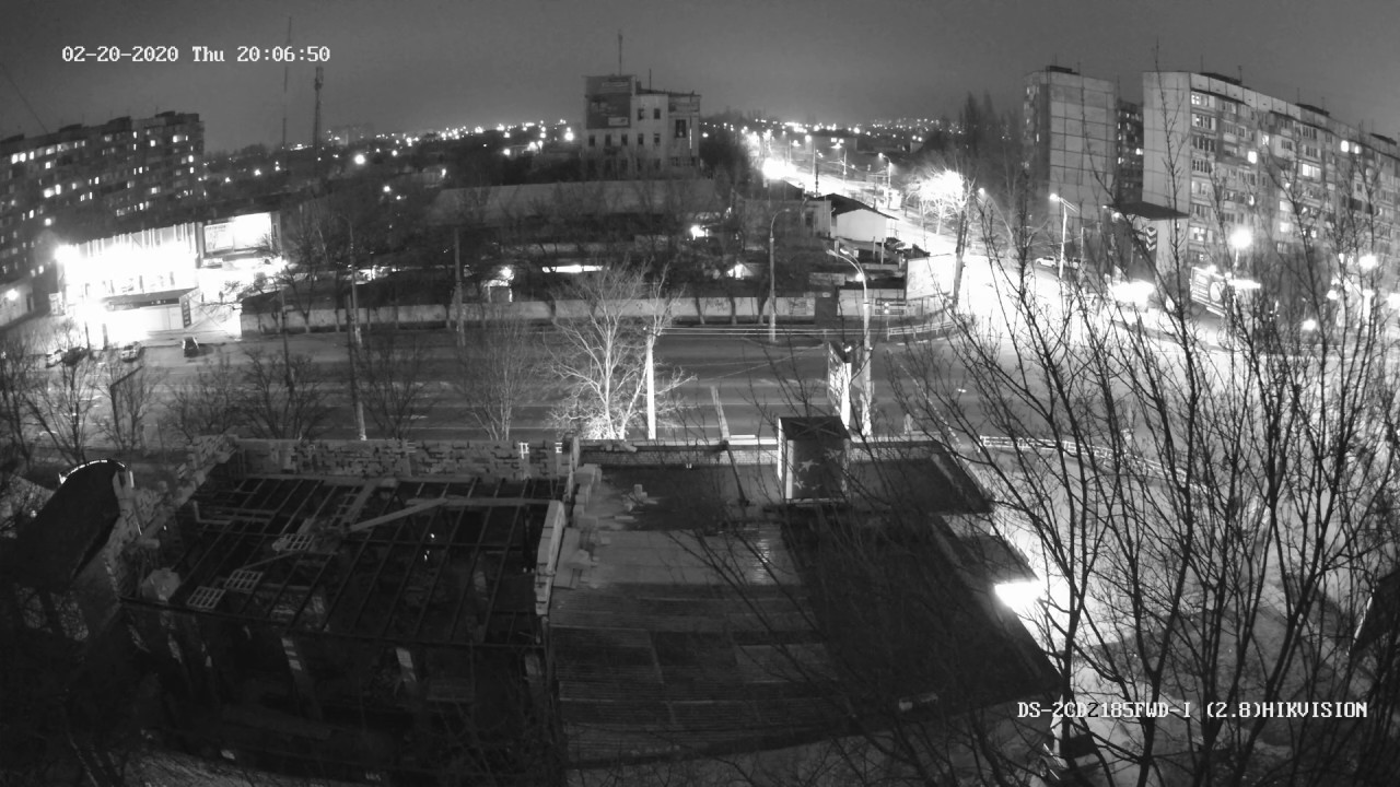4K 8MP видео запись НОЧЬ(чер/бел) с DS-2CD2185FWD-I (2.8)HIKVISION на DAHUA DH-NVR4216-4KS2(Часть 4)