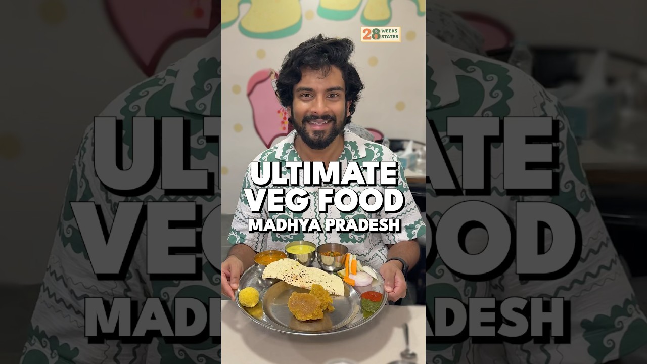 Madhya Pradesh&rsquo;s Best Veg Food!! Dal Bafla to Veg Biryani!! 🤯🌿