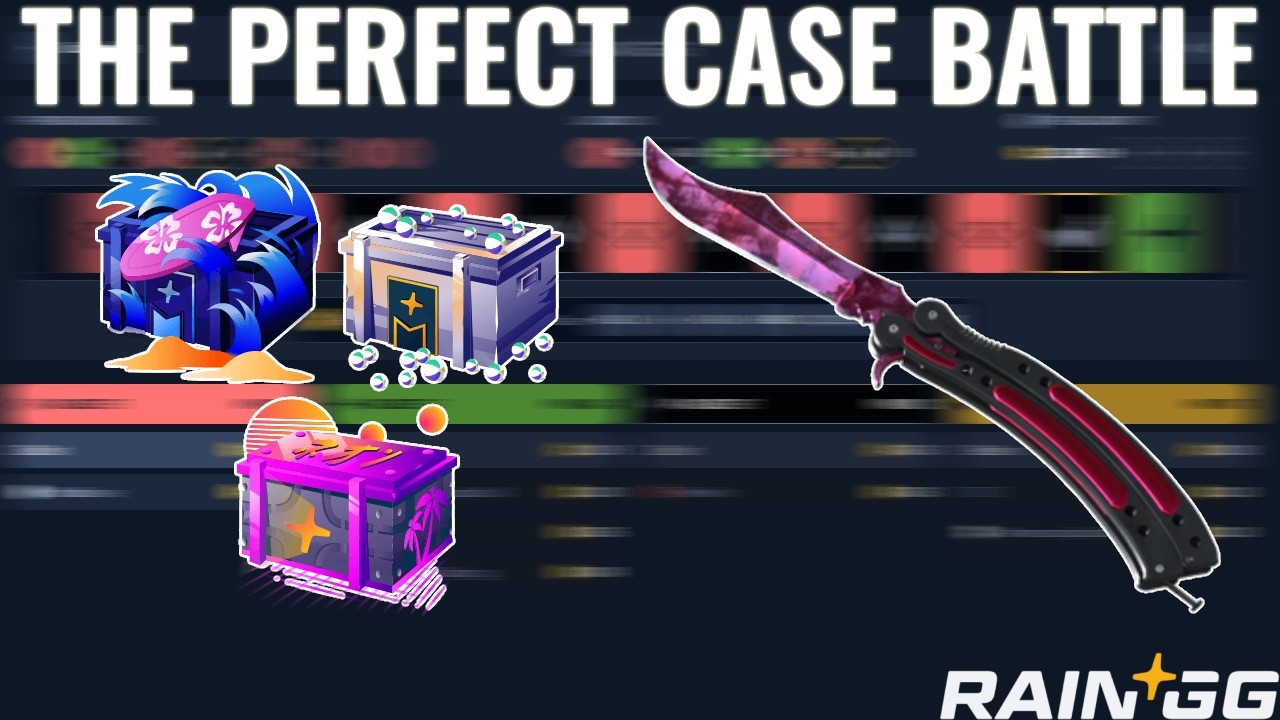 WOW! WE WON THE PERFECT CASE BATTLE ON RAIN.GG! TOP .1% TICKET!