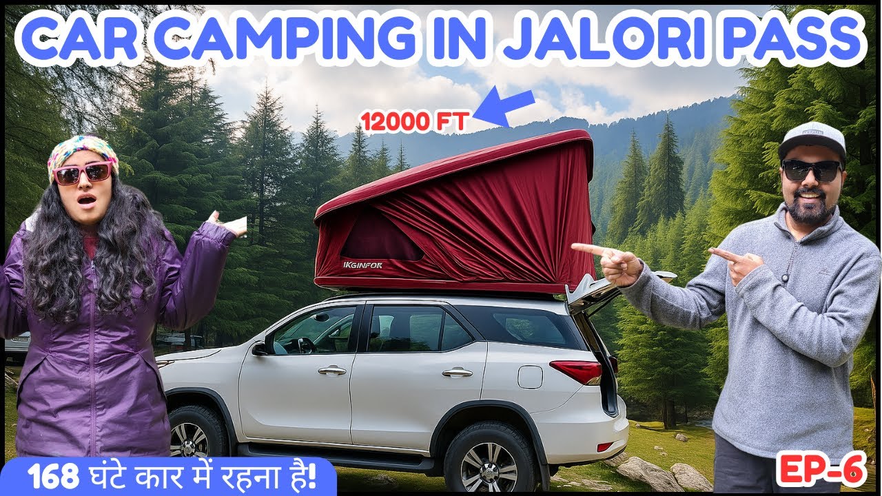 पागलपन से कम नहीं था यहां आना😰WINTER HIMACHAL ADVENTURE! Day 6 in Jalori Pass Camper Van