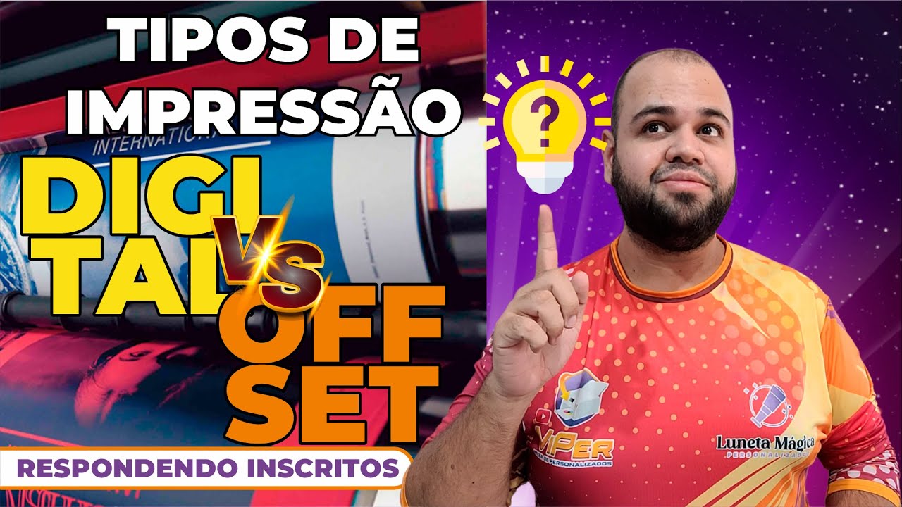 Impress&atilde;o OFFSET e DIGITAL, o que muda?