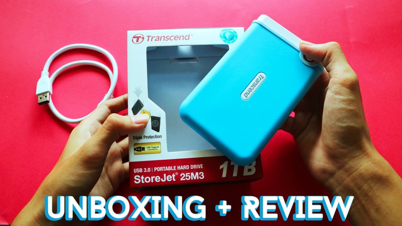 HARDISK TRANSCEND 1 TB STOREJET 25M3 | Enteng, murah dan awet (VIDEO UNBOXING & REVIEW )