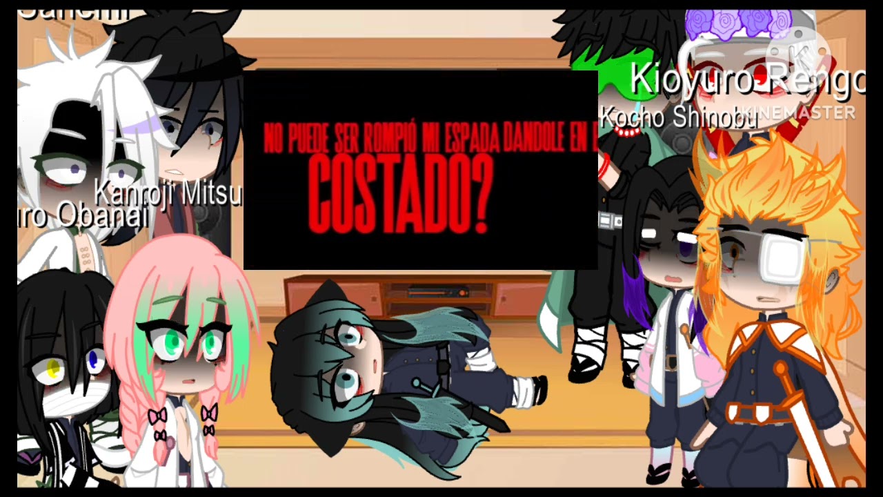 los pilares reaccionan a akaza vs tanjiro y tomioka 🤑 créditos a soulrap