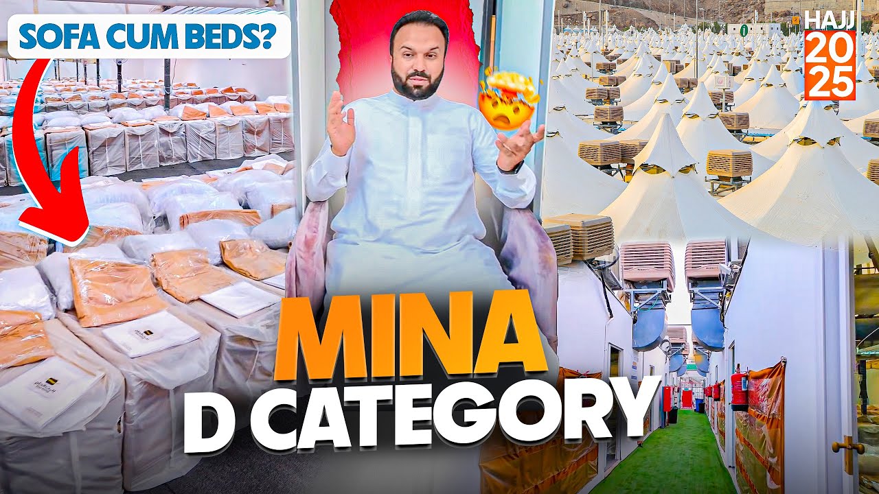 Mina D-Category Tents - Ultimate Experience 😲 for Pakistani 🇵🇰 Hujjaj Karam at Mina Hajj 2025 🤍