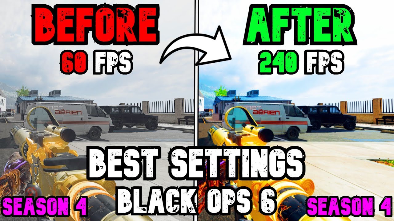 Best PC Settings for COD Black Ops 6! (SEASON 4) - (Optimize FPS & Visibility)