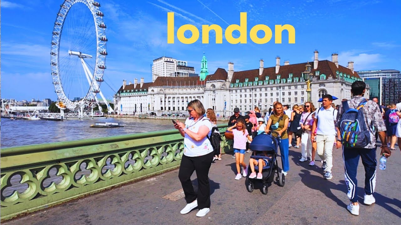 AMAZING London Summer City Walk | 4K | HDR 