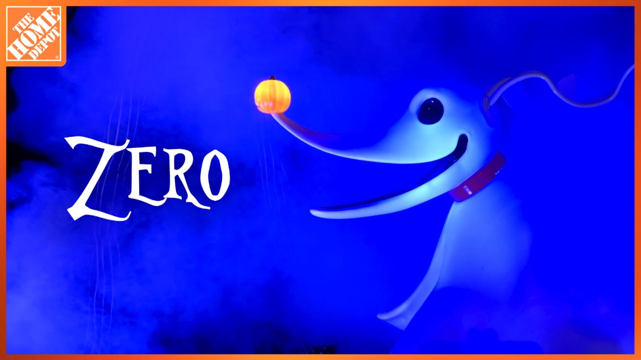 SVI 4.5FT LED FLOATING ZERO Nightmare Before Christmas Prop Review! (Home Depot 2024 Exclusive)