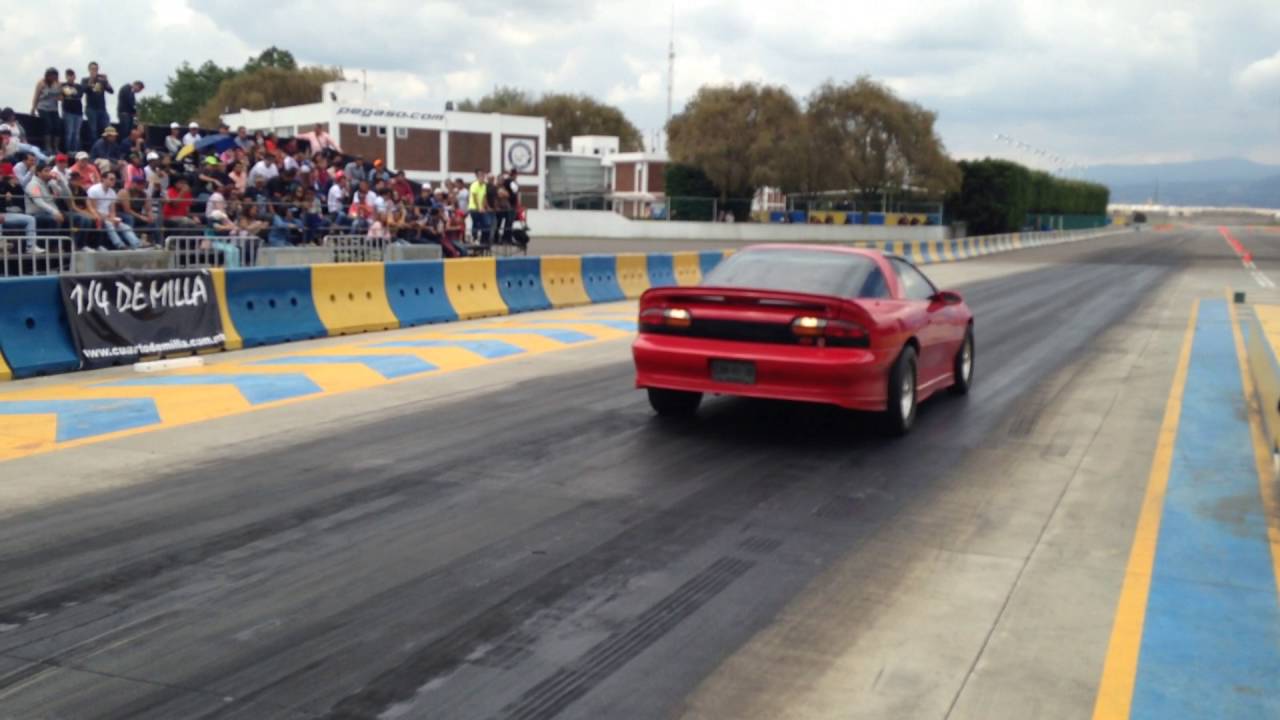 Duelo de chevy camaro z28 5.7 v8 chevrolet drag 1/4 de milla