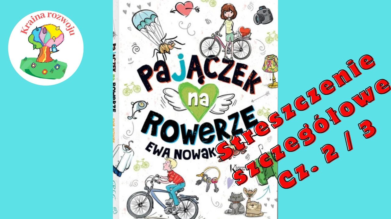 Streszczenie szczegółowe lektury Pajączek na rowerze Część 2