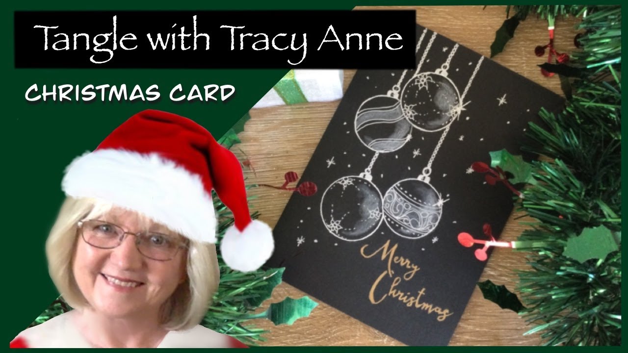 Tangle with Tracy Anne - Christmas card