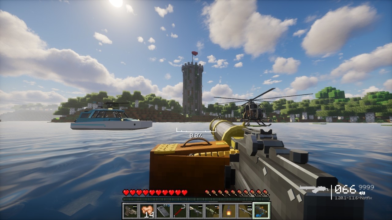 I Destroyed the Villager Castle with Military Weapons 🚁💣