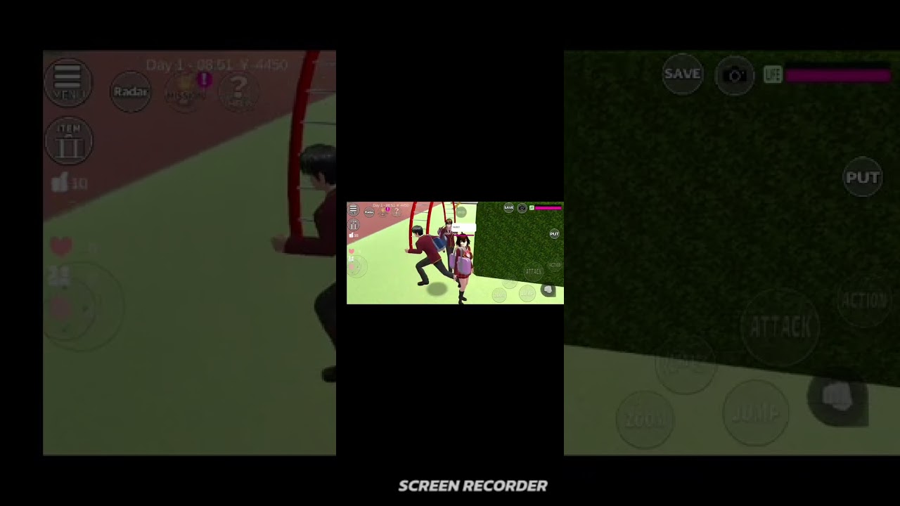 Playing a Sakura school simulator game 