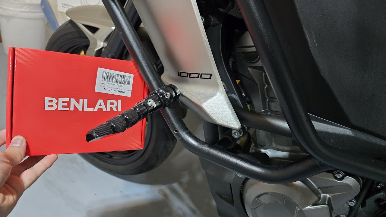 Benlari CNC Highway Pegs review and instalation