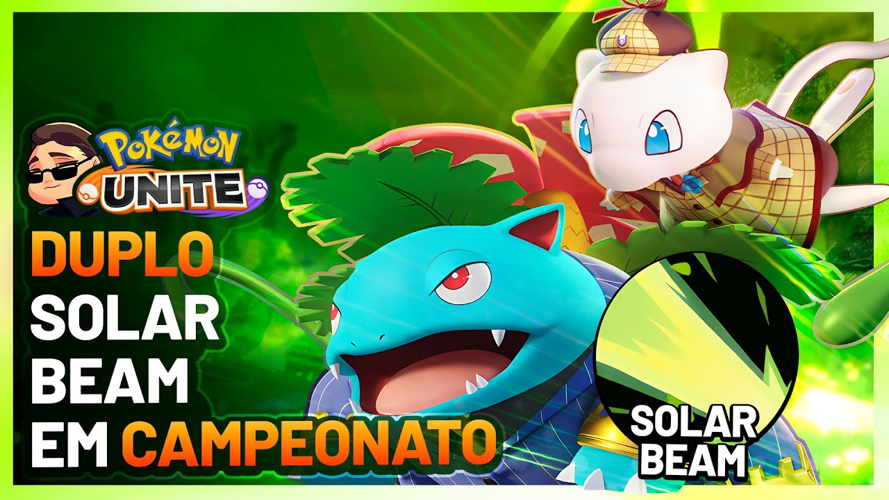 DUPLO SOLARBEAM NO COMPETITIVO! Pokemon Unite Venusaur Gameplay