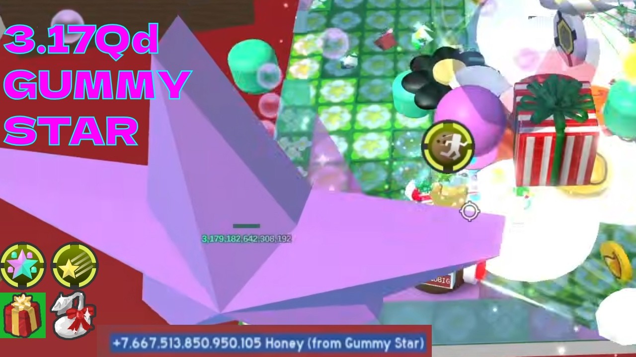 3.17QD GUMMY STAR! | Bee Swarm Simulator