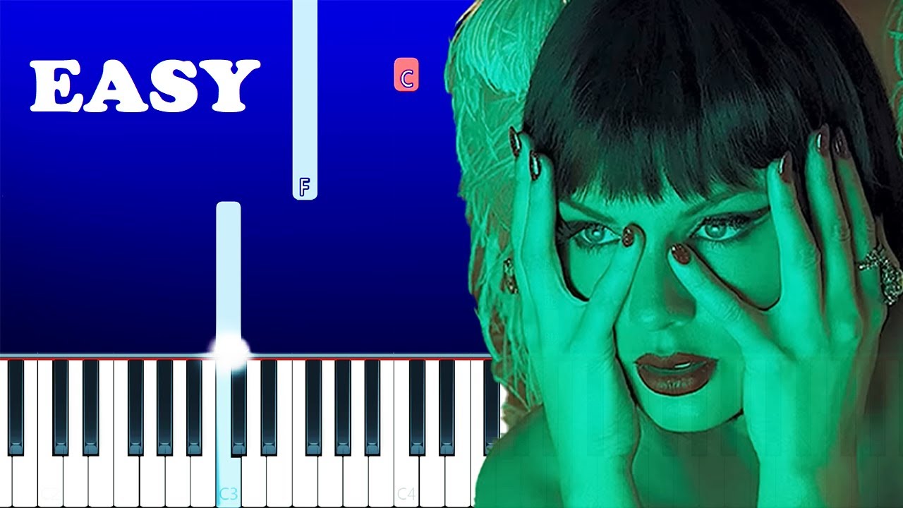 Taylor Swift - Elizabeth Taylor (EASY Piano Tutorial)