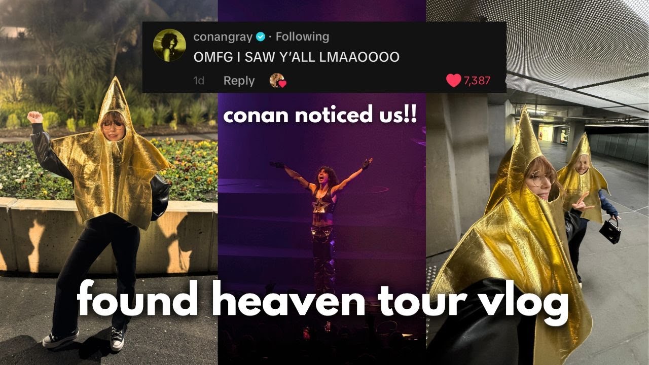 I went to Conan Gray dressed as a star ⭐️