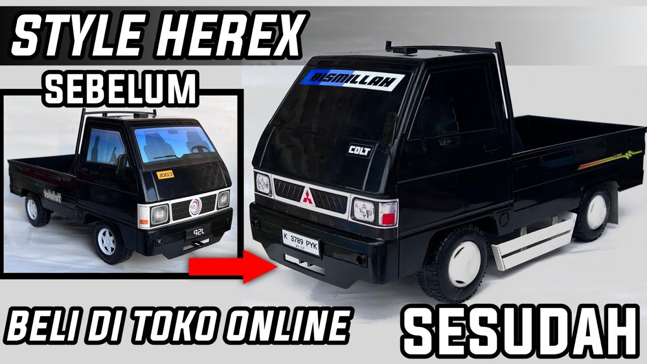 MODIF PICK UP PLASTIK JADI L300 SAPEK STYLE HEREX