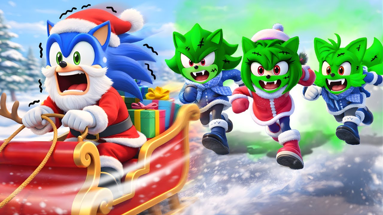 SONIC vs CRAZY ZOMBIE! Can SONIC Run AWAY?! | Sonic The Hedgehog 3 Animation