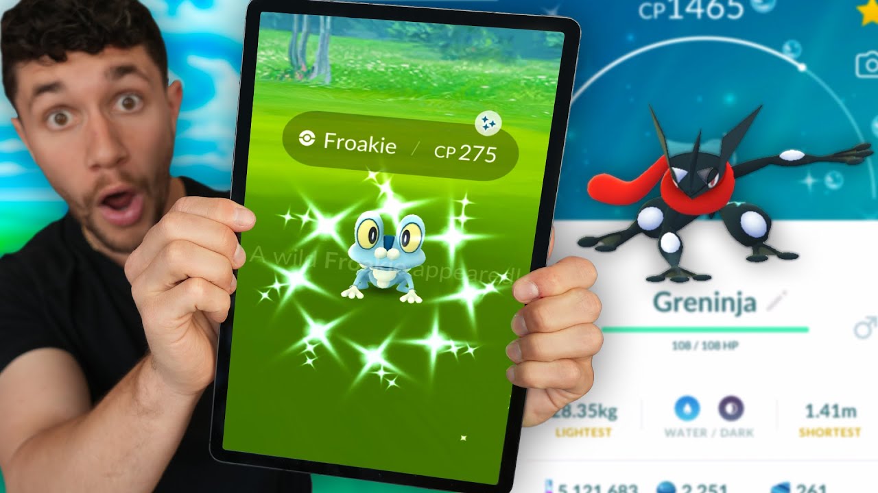 I Played Shiny Froakie Community Day EARLY in Pok&eacute;mon GO!