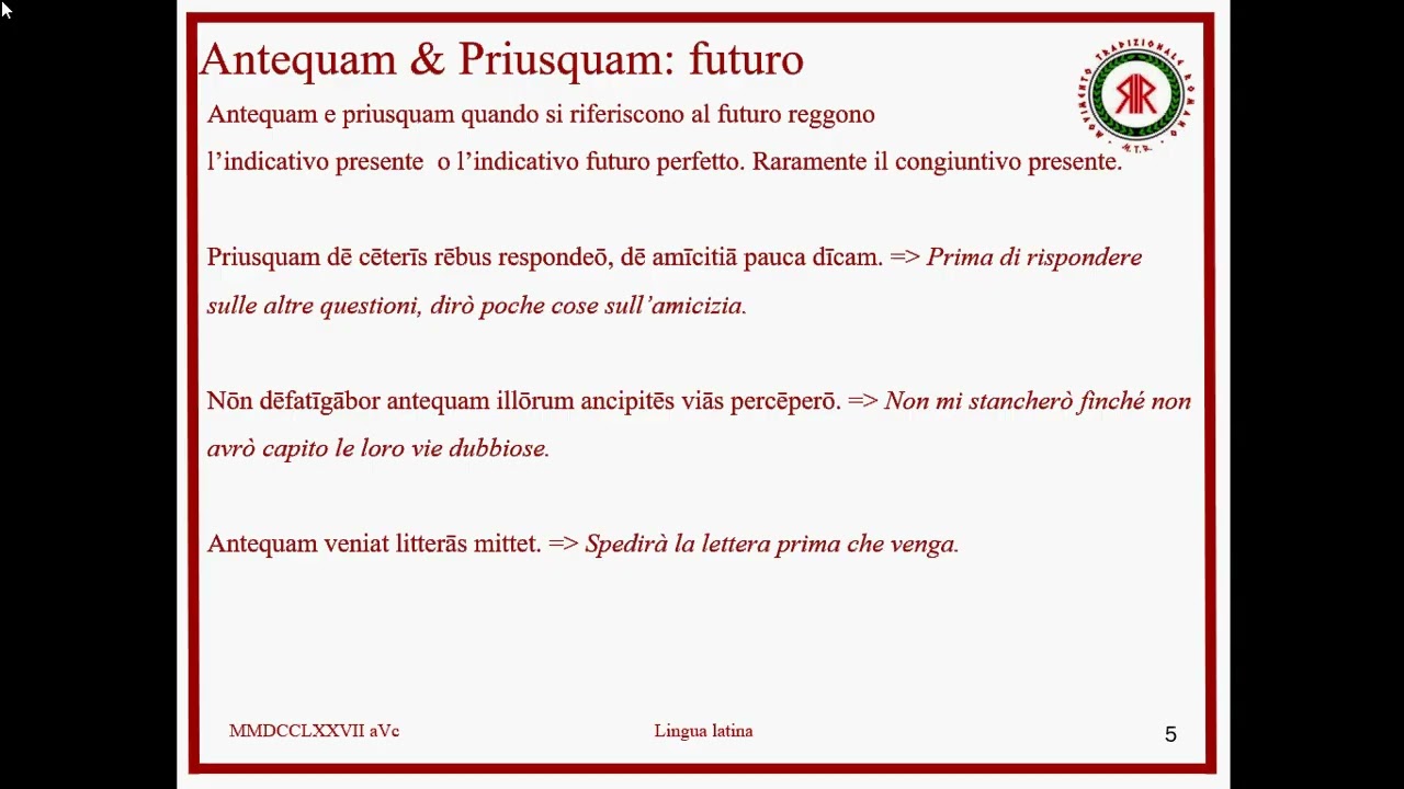 latino 095: antequam e priusquam, mentre infuria la battaglia tra Cesare e gli Elvezi