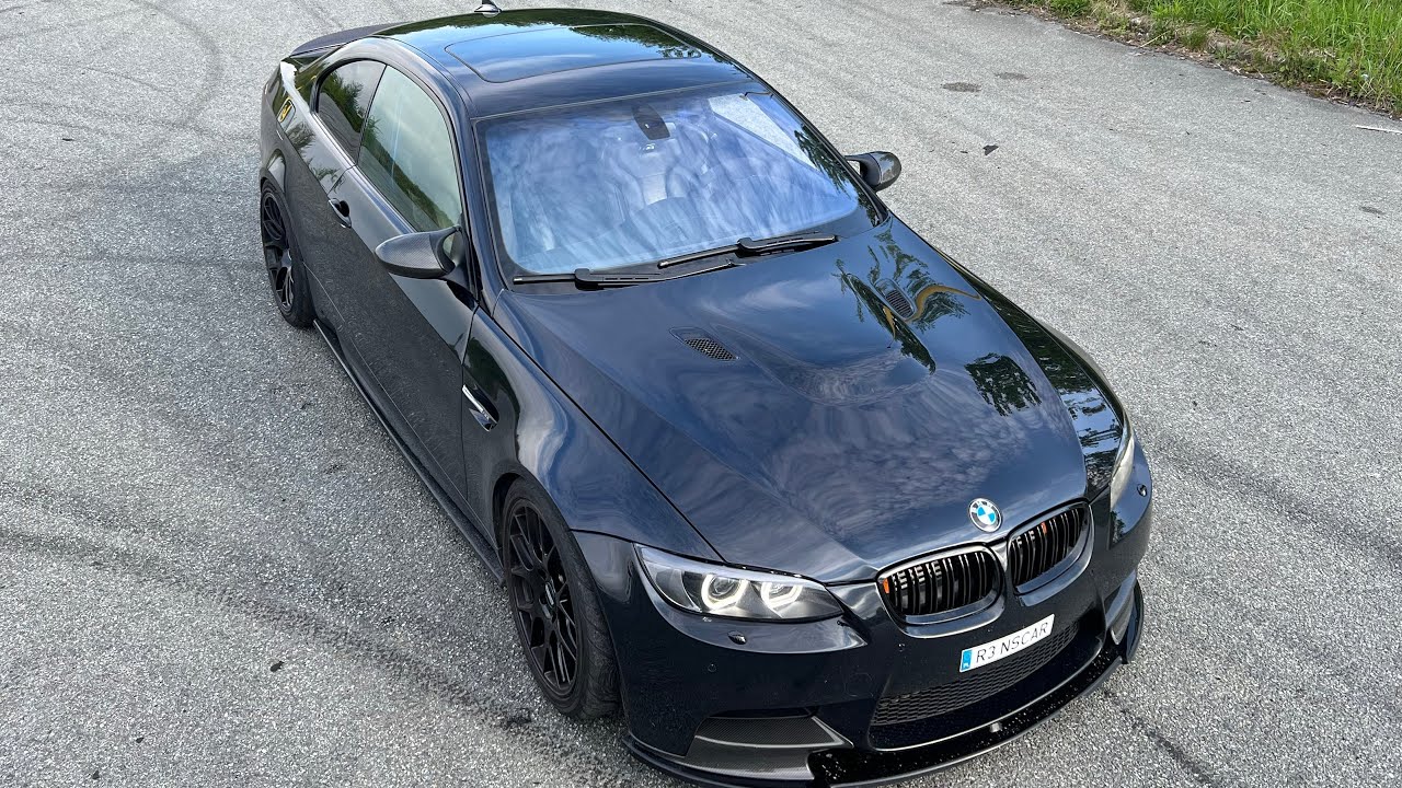 Przejażdżka BMW m3 e92 v8 kompresor. Praca kierowcy.