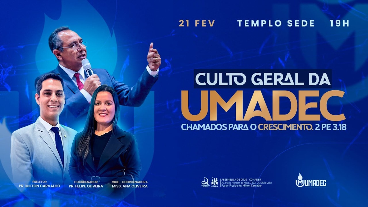 CULTO GERAL DA UMADEC