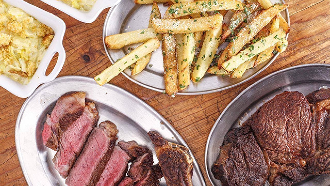 Curtis Stone's Pan-Seared Rib-Eye Steaks