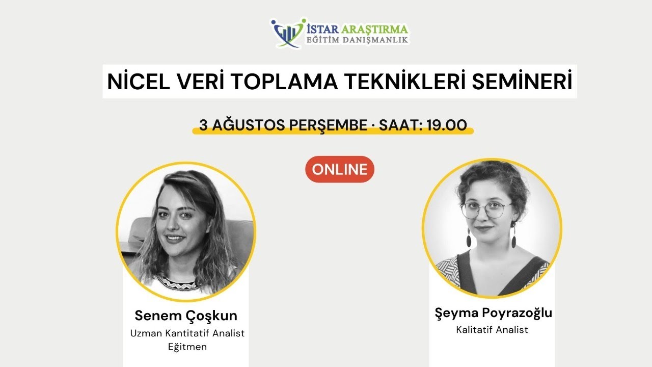 Nicel Veri Toplama Teknikleri Semineri