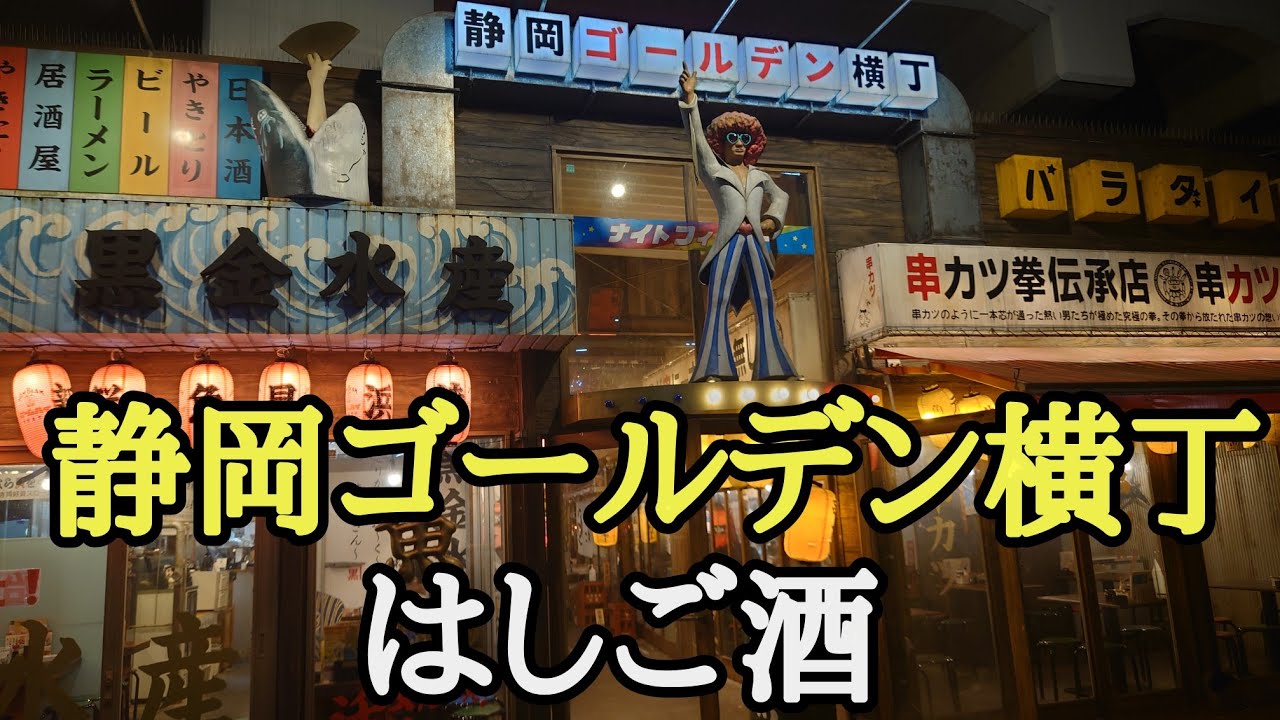 静岡駅高架下にある飲み屋のパラダイス【静岡ゴールデン横丁】飲み歩き