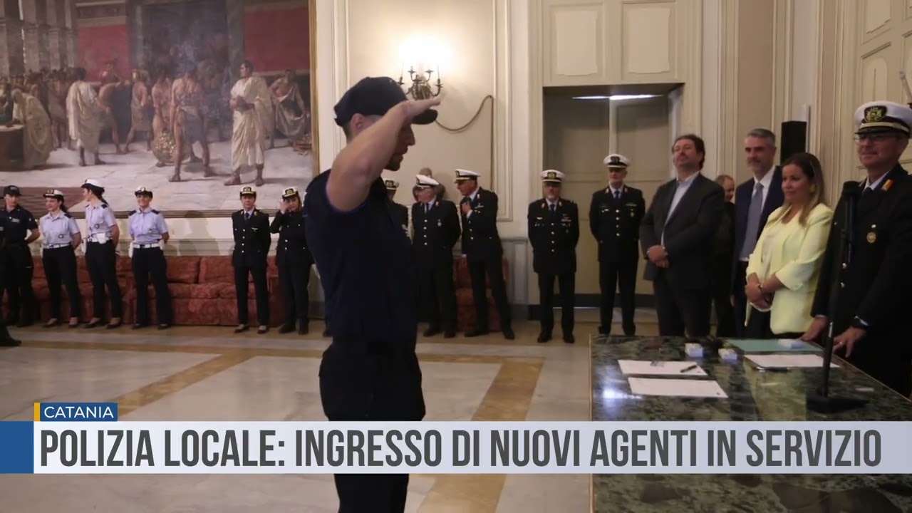 Catania. Polizia Locale: ingresso di nuovi agenti in servizio