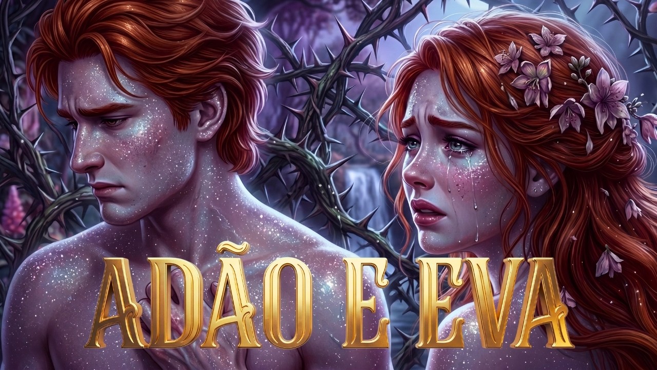 ADÃO E EVA / DESENHO BÍBLICO 3D