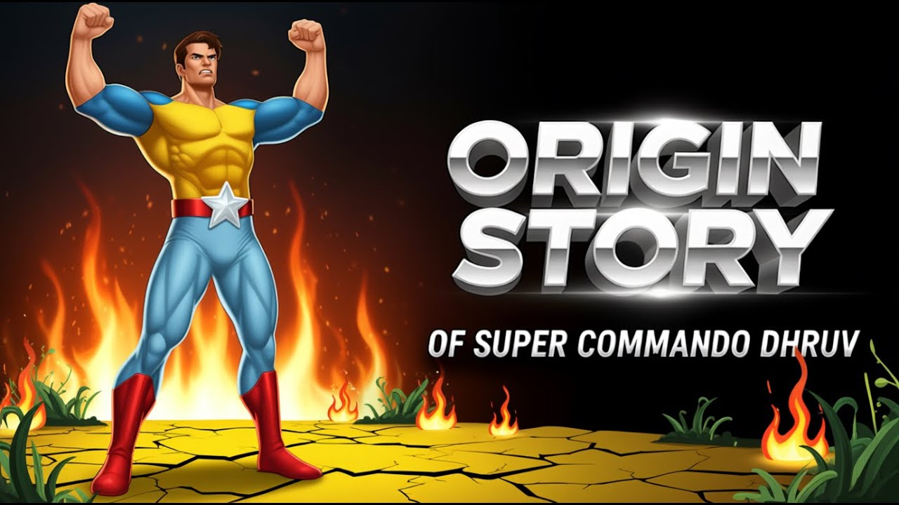 Super Commando Dhruv Origin Story: प्रतिशोध की ज्वाला | Full Comic Story Explained in Hindi 