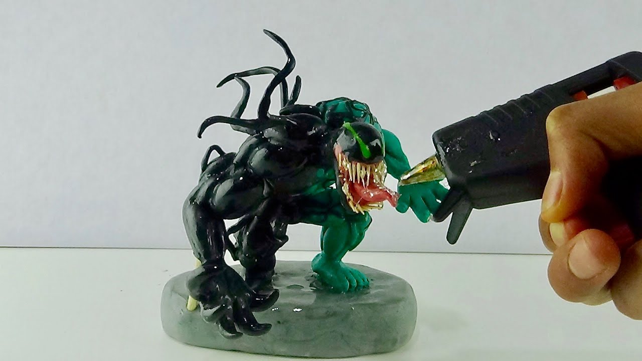 Como hacer a VENOM HULK con plastilina / HOW TO MAKE VENOM HULK FROM CLAY